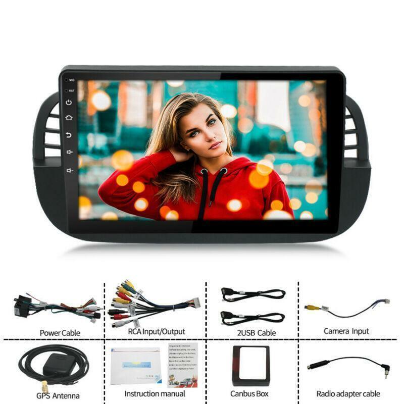 9 For 2007-2015 for Fiat 500 Android 10.1 Radio Stereo Navigation Head Unit 2+32GB