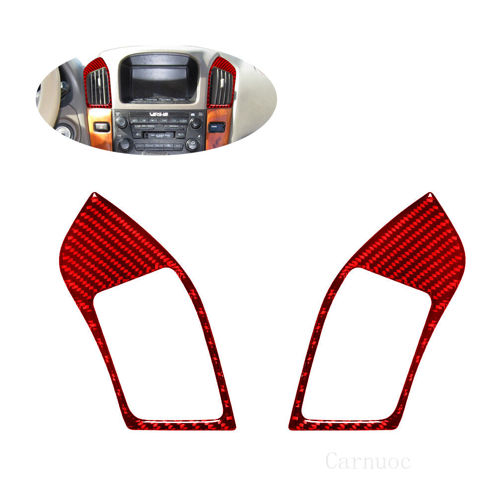 20pcs for Lexus RX300 1999-2003 Red Carbon Fiber Full Kits Interior Trim Set