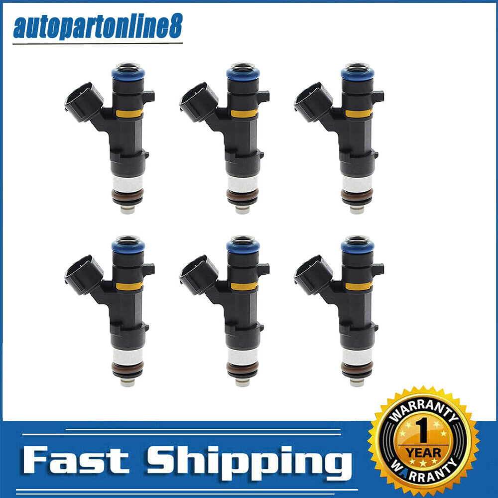 6-pack of fuel injectors for Nissan Murano 350Z, for Infiniti G35, FX35, M35 3.5L 0280158042