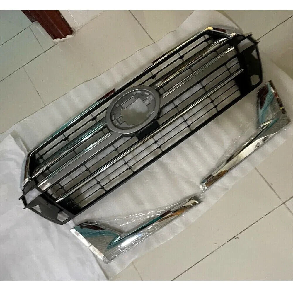 Front Grille Bumper Grill Fit for Toyota for Land Cruiser LC200 2016-2020 Chrome New