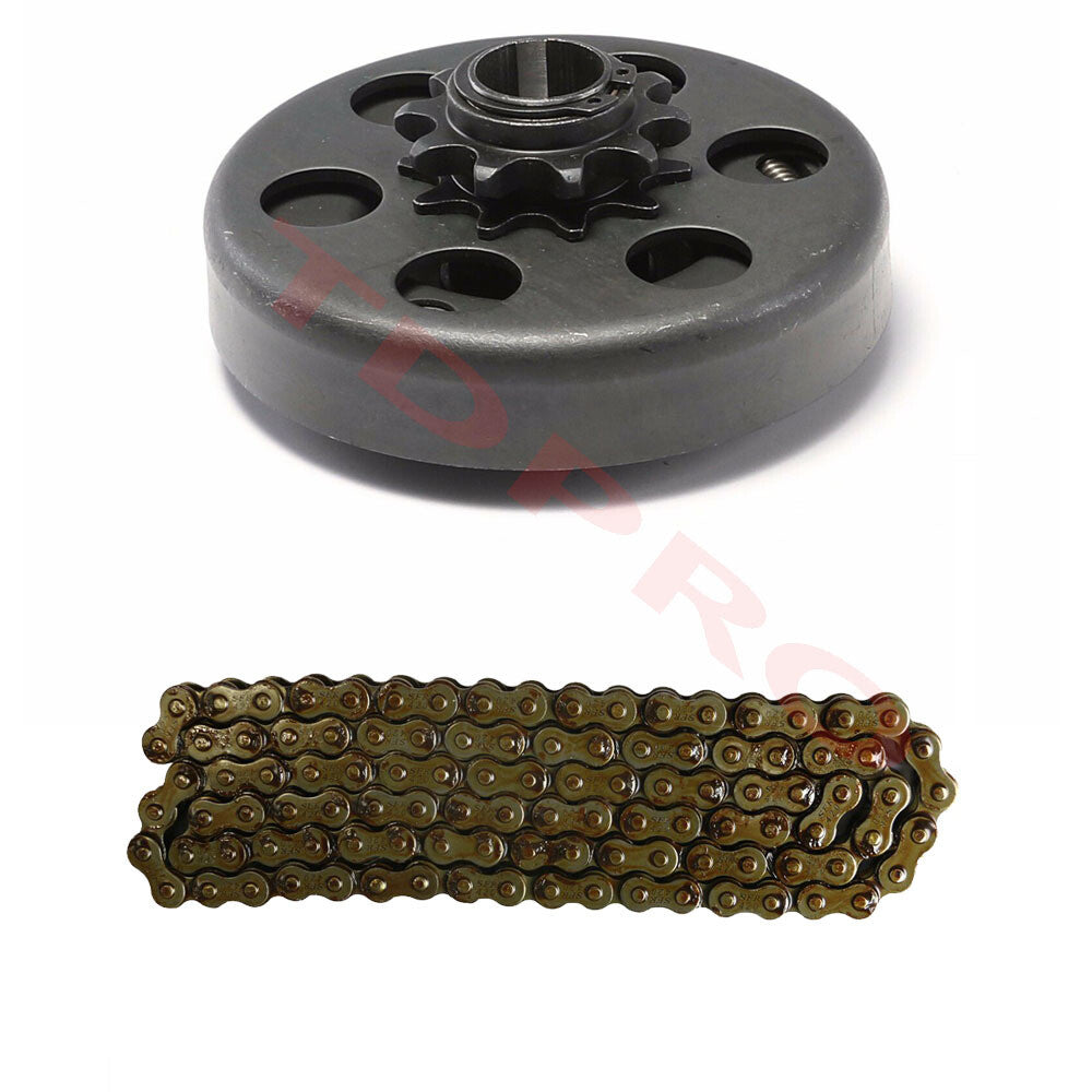 Centrifugal Clutch 19mm Bore 10T + 420 Chain For Go Cart Kart 170F 210c Engine