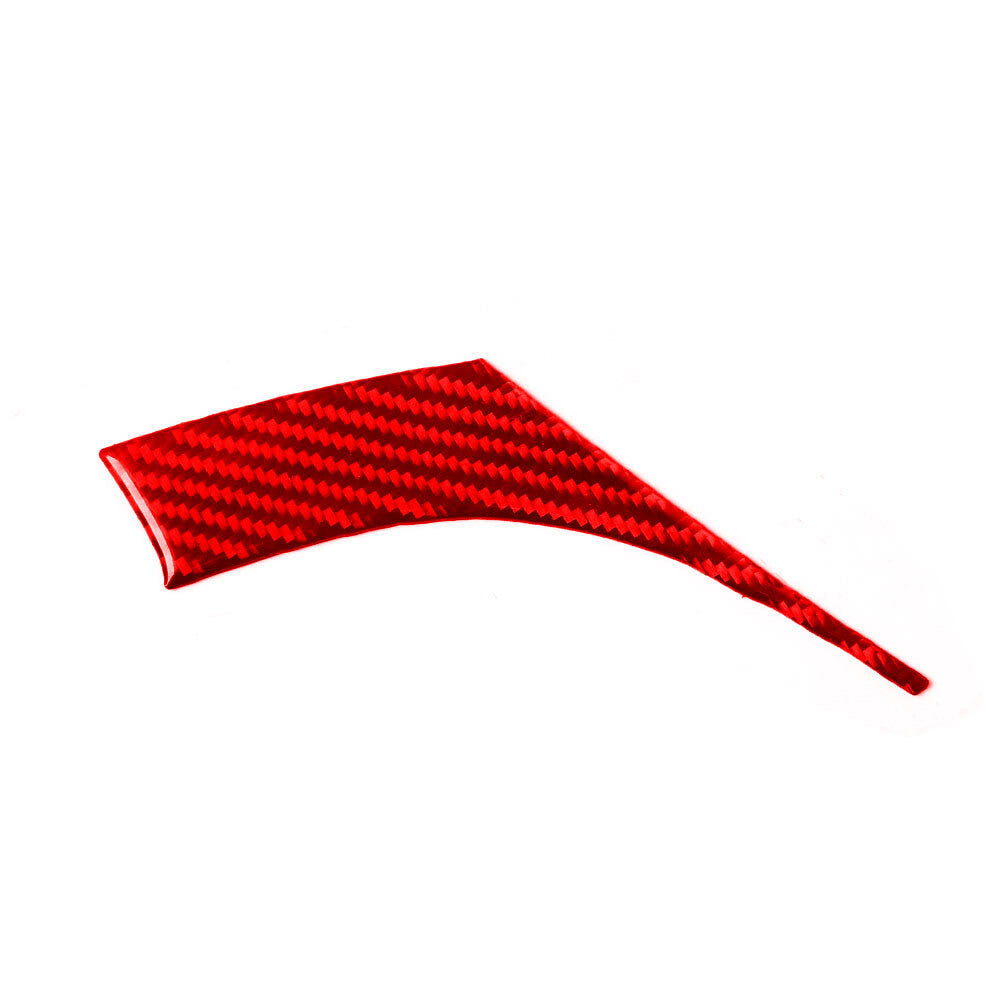 Red Carbon Fiber Left Side of Climate Control Cover for Chevrolet Sonic 2012-16