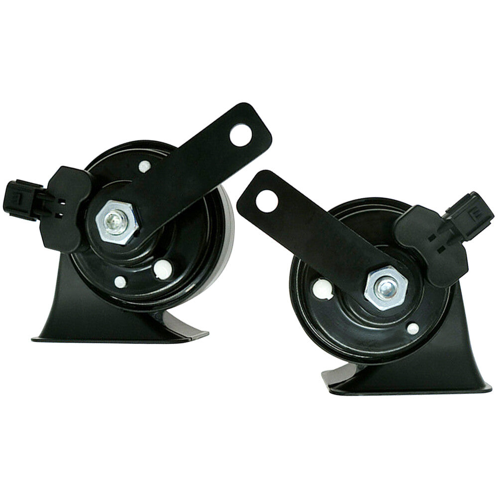 1 Pair Car Right+Left Side Horn Low Fits for Honda for Accord 2018 2019-2021 Black