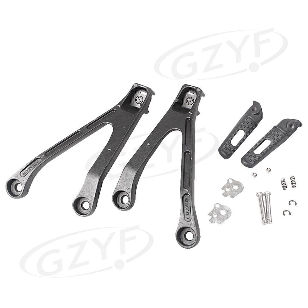 Rear Passenger Foot Pegs Footrest Bracket for Honda CBR1000RR 2008-2011 Black
