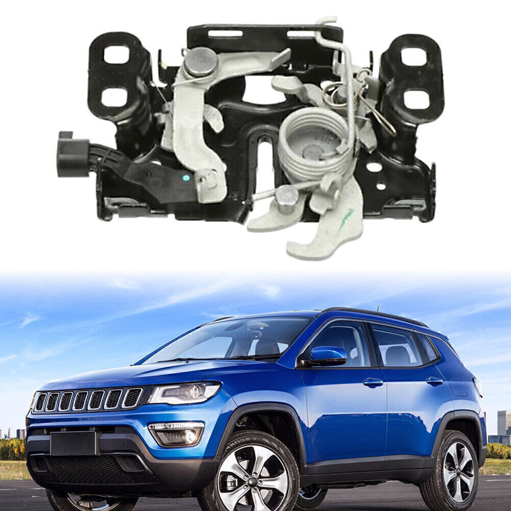 Car Hood Latch Lock Fit for Jeep Compass 2017-2020 68280607AC 68280608AC