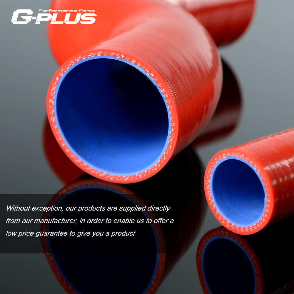 63mm-70mm silicone 45-degree elbow reducer hose, blue