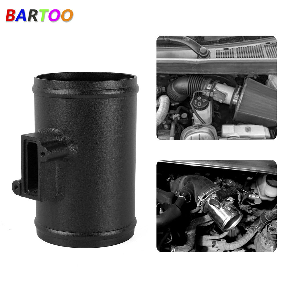 3 76mm Mass Air Flow Sensor Mount Adapter for Ford for Nissan MAF Black