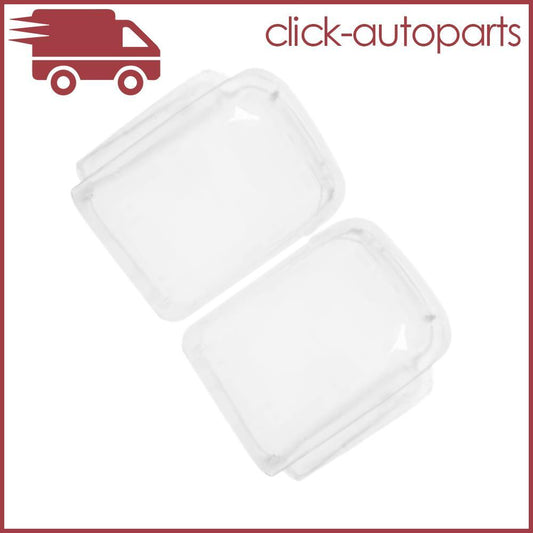 Fits for Sierra 1500 2500 14-18 2x LH RH Headlamp Lens Cover Clear no Glue