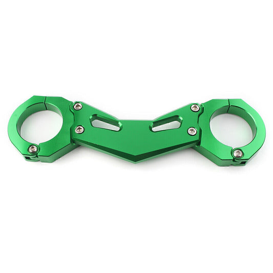 2pcs CNC Green Balance Shock Front Fork Pad for KAWASAKI Z900 2017-2019 18