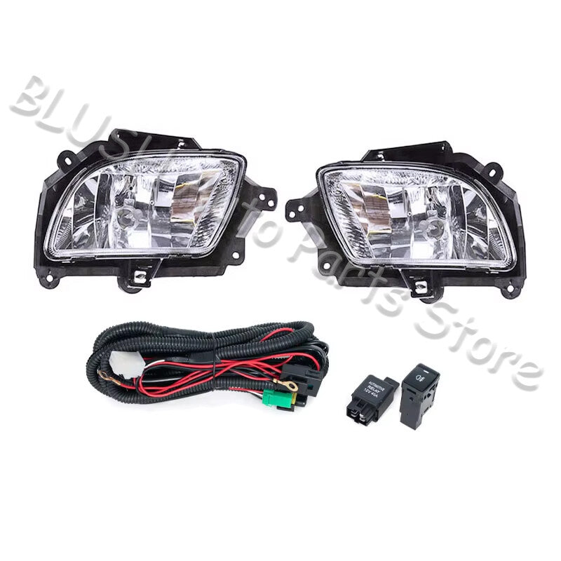 LHRH Front Fog Lamp Fog Light W/wires for Hyundai Sonata NF Ser 2 2008-2010