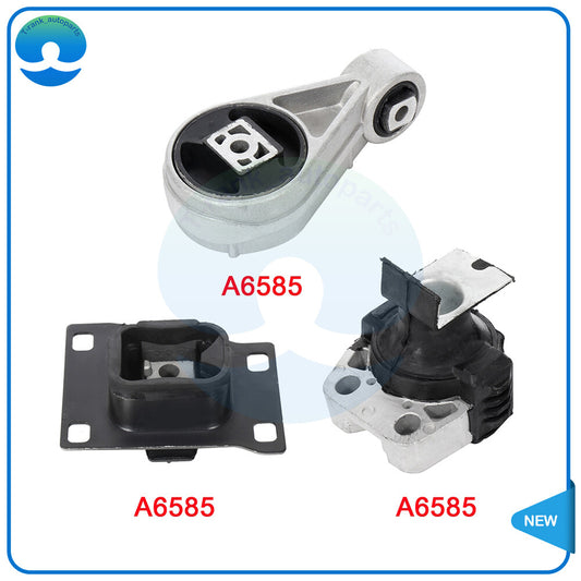 3PC Engine Motor  Automatic Transmission Mounts Set for 2005-2007 for Ford Focus