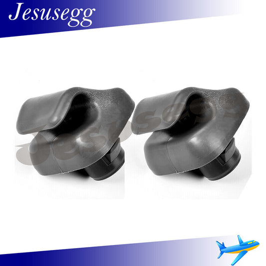 2x Gray Sun Visor Retainer Clips Holder for Nissan for Renault for Infiniti 96409-BC402