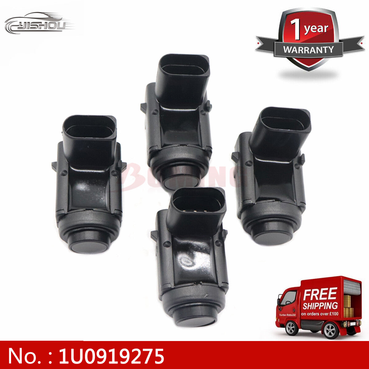 4-pack 1U0919275 new PDC parking sensors suitable for Skoda , for Volkswagen , Pola, EOS, for Golf , for Jetta , Touareg