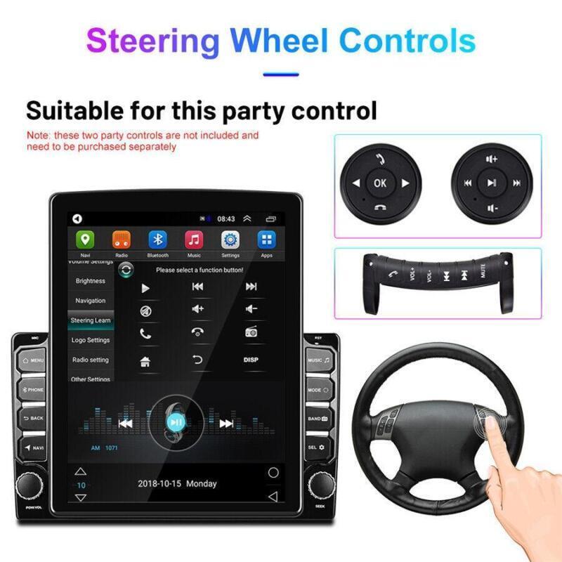 Car Stereo Radio Player GPS Wifi OBD2 Mirror Link Android 9.1 2Din 9.7 Camera