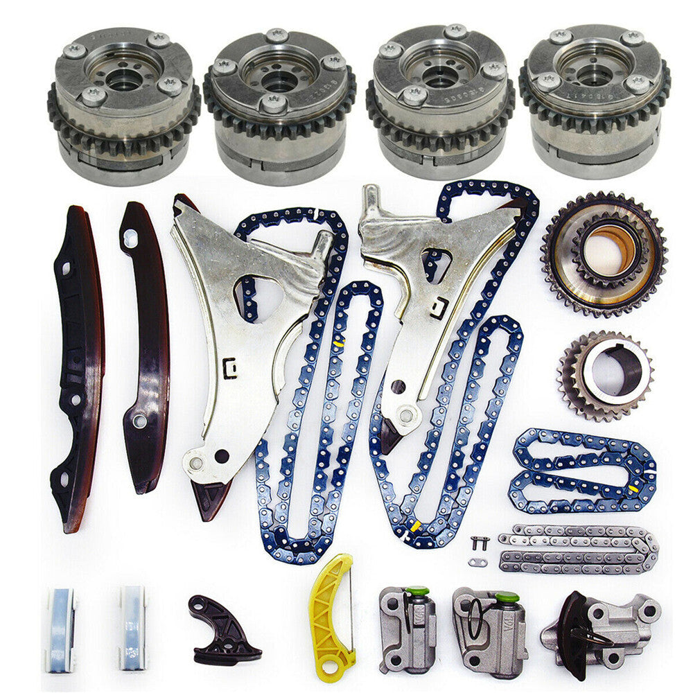 Timing Chain Kit+Camshaft Adjusters for Mercedes-Benz CLS500 GLE500 S500 W212 US