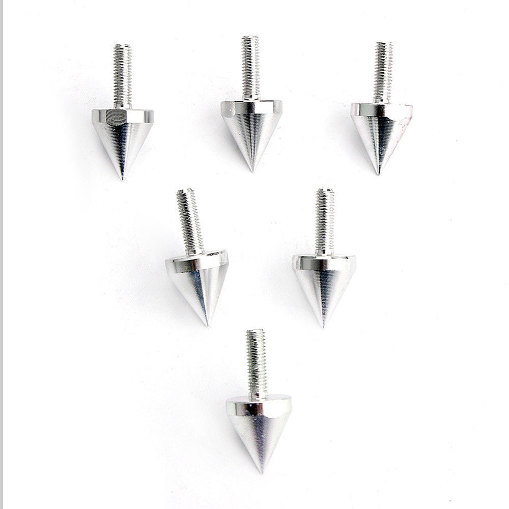 6x Motorcycle Windshield Screws and Bolts Universal for License Plates
