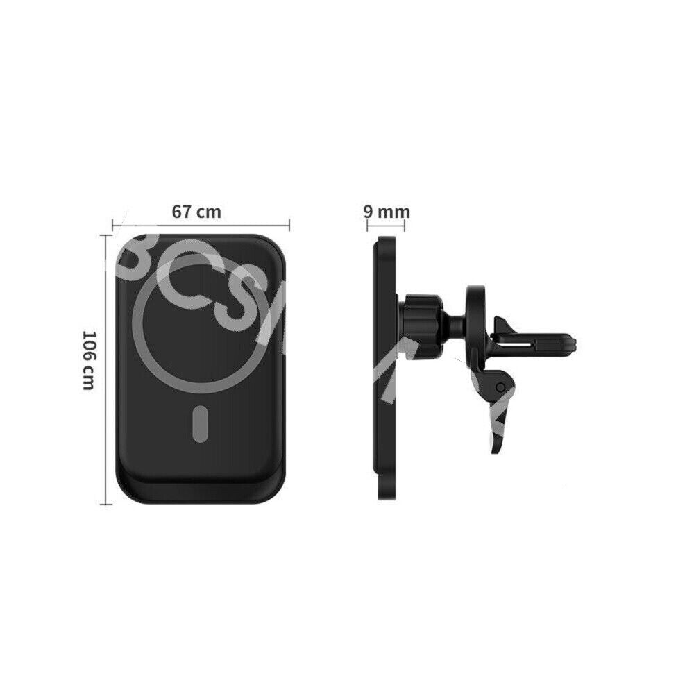 Wireless Charger Car Mount Holder Stand Air Vent Cradle For Mobile Cell Phone
