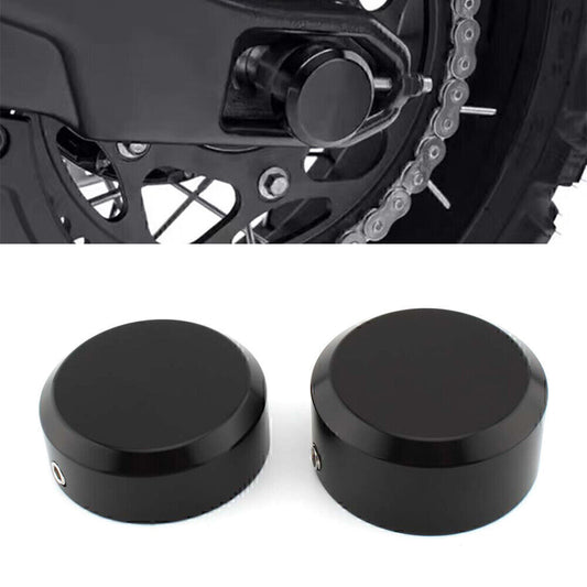 For Sportster S 1250 RH1250S 2021 Black Motorcycle Axle Nut Covers Flat Bolt Cap