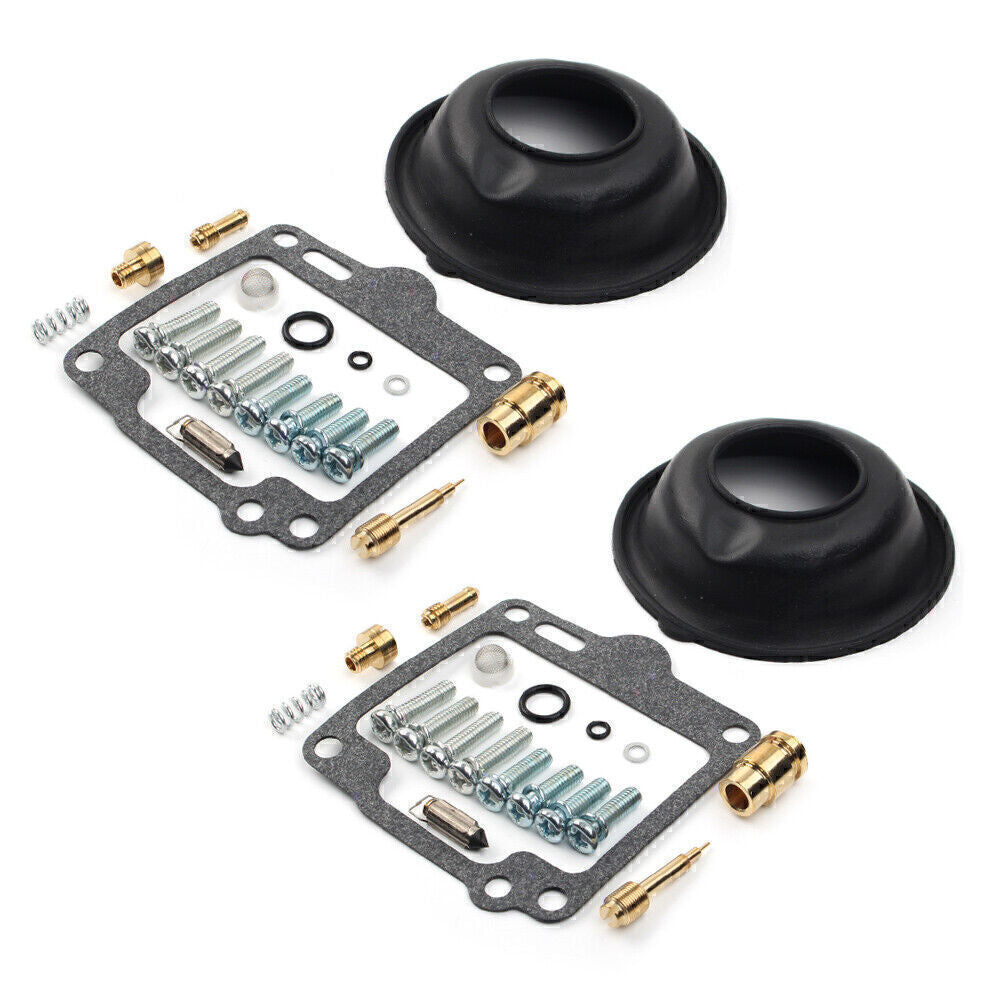 For 88-97 for Yamaha XV750 Virago 750 Carburetor Carb Re2x Kit w/Plunger Diaphragm