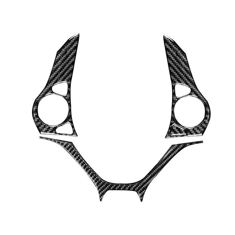 Real Carbon Fiber Car Steering Wheel Cover Trim for Honda for Civic 9th 2012-2015