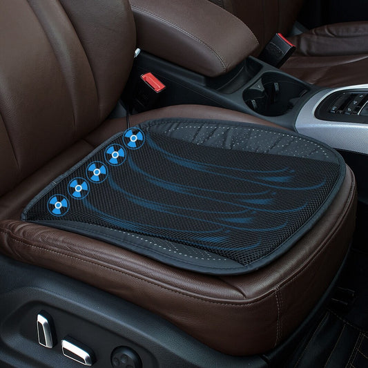 Quick Cooling Car Office for Seat Cooler Cushion for Seat Cover w/USB 3-Speed 5-Fan