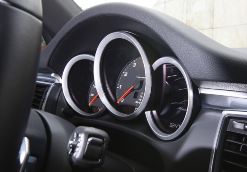for Porsche Cayman Boxster Macan 2014-2021 Silver Dashboard Ring Molding Trim 3P