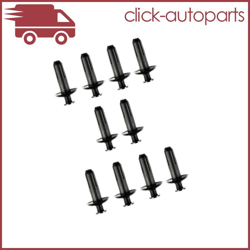 Qty 10 Nylon Trim Clips Fastener Fits for Mitsubishi for Chrysler MR-138807