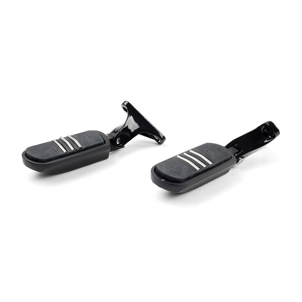 Pair Rear Passenger Footpeg Mount Bracket for Harley Touring Electra Glide 1993+