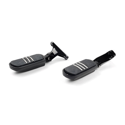 Pair Rear Passenger Footpeg Mount Bracket for Harley Touring Electra Glide 1993+