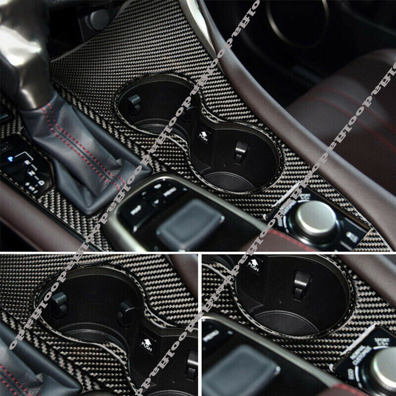 for Lexus RX300 450h 2016-2022 Carbon Fiber Interior Gear Shift Box Panel Trim