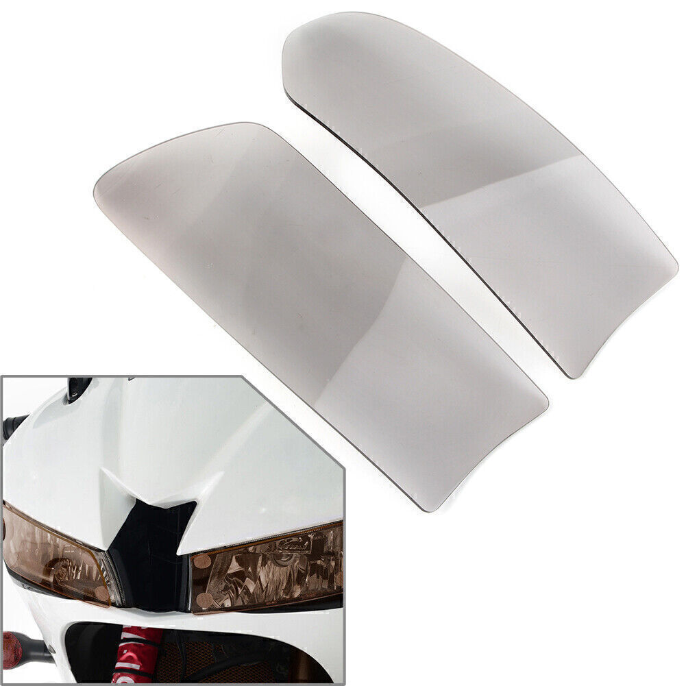 Front Headlight Guard Shield Screen Lens Grey Cover for HONDA CBR600RR 2013-18