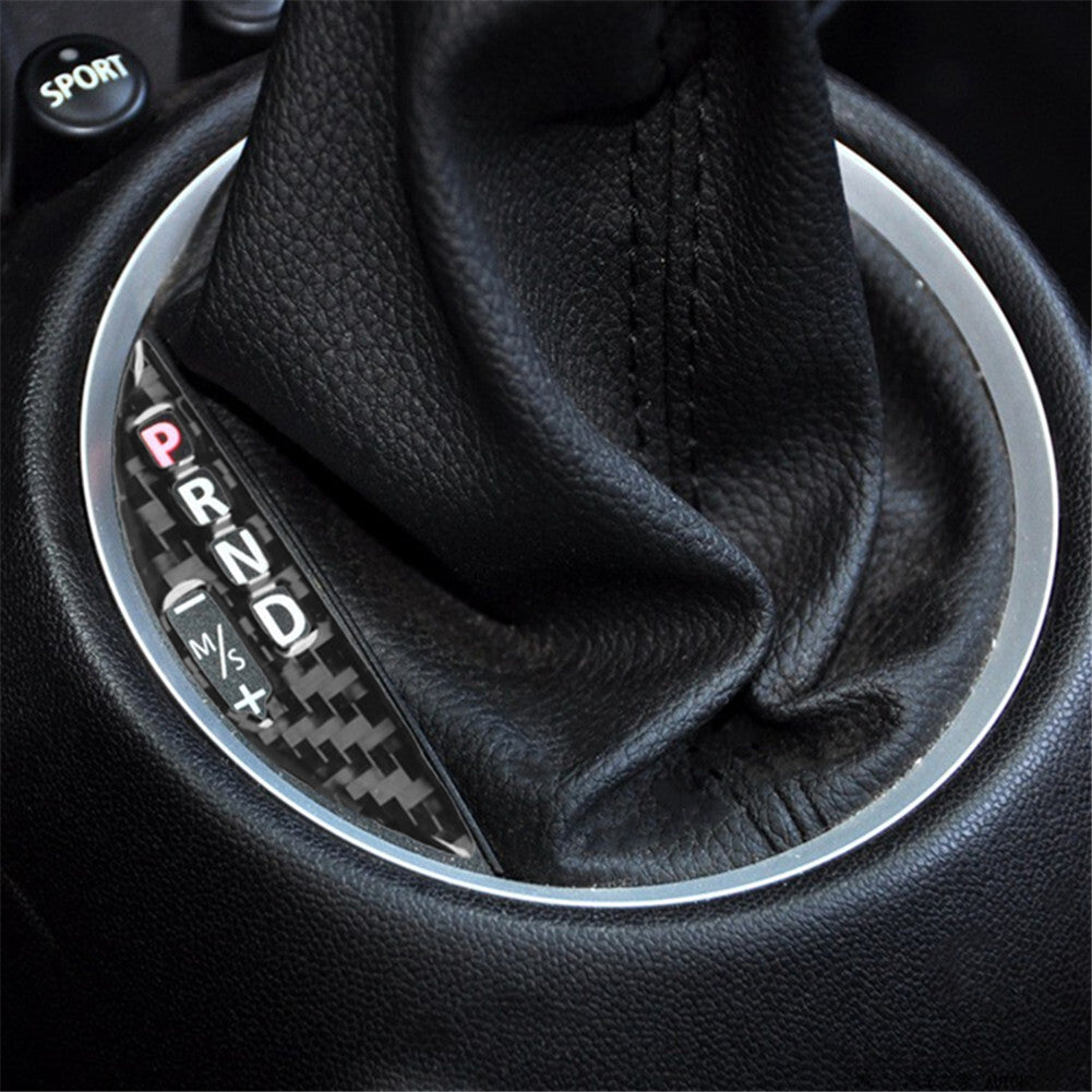 1X Carbon Fiber Control Shift Console Trim for MINI Cooper 2007-2011