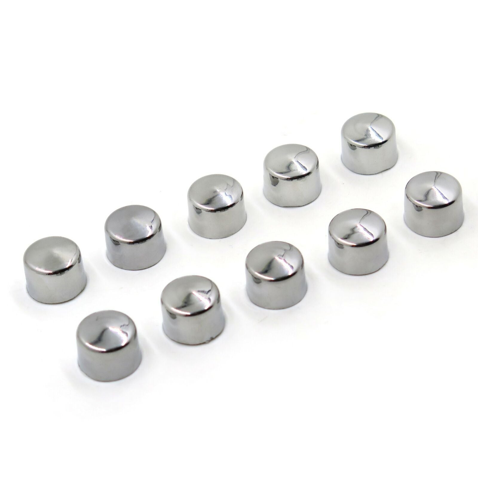 Chrome 10pcs 5/16¡å Allen Socket Bolt Cap Dress Kit Fit for Harley Misc Hardware