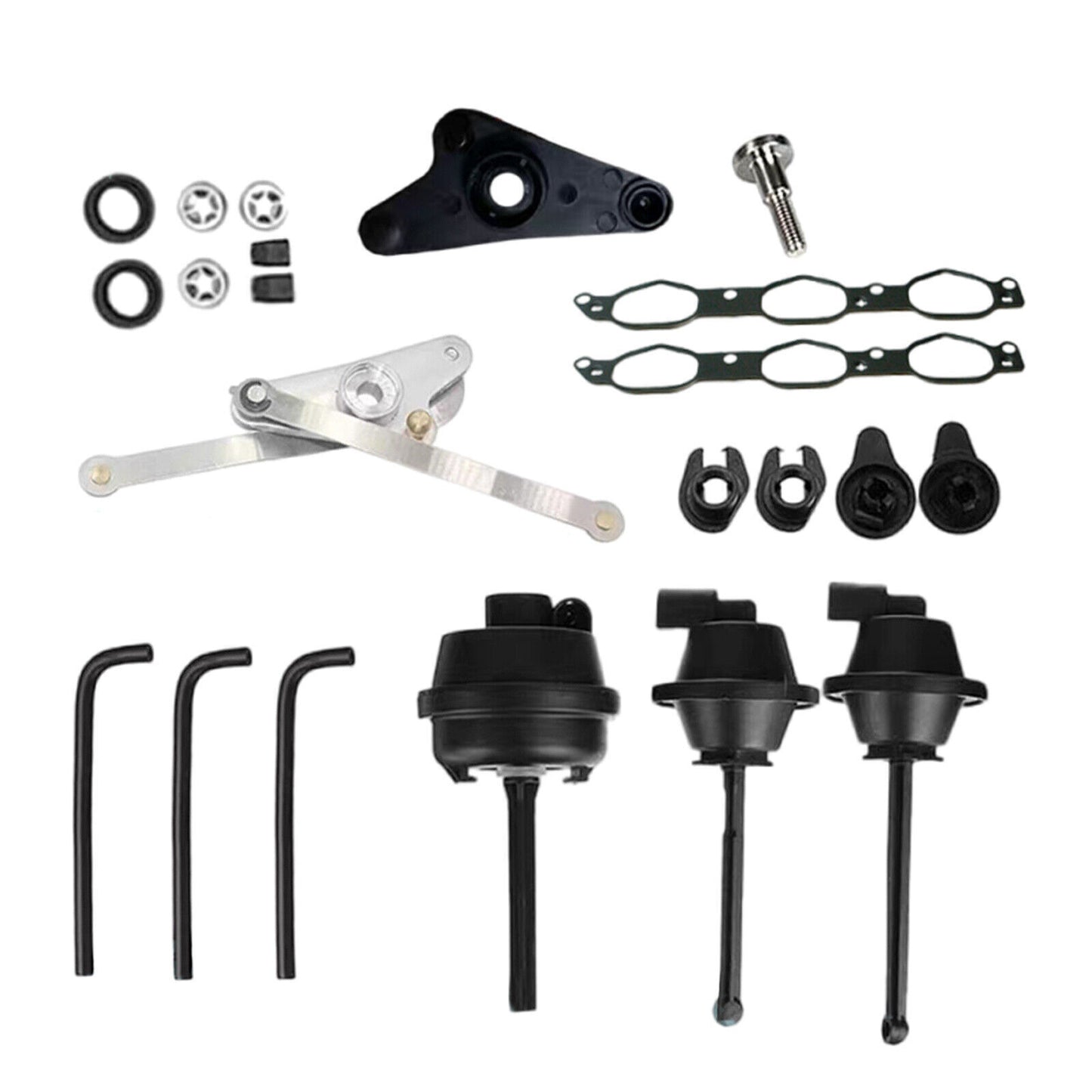 Metal Intake Manifold Air Flap Runner w/Bearing Repair Kit for Benz 2005-2011