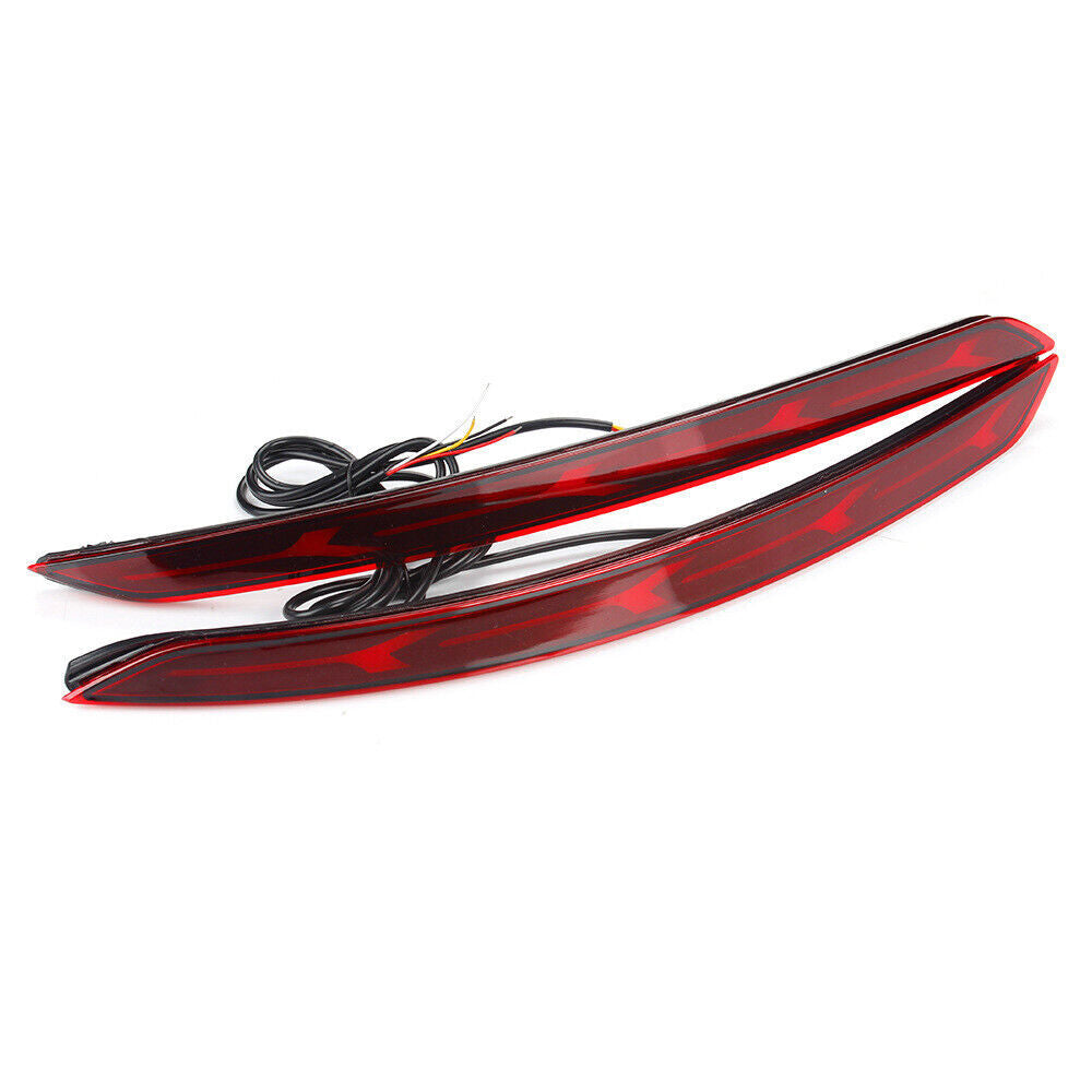 for Hyundai for Elantra 2016-2018 2019 2x LED Rear Bumper Reflector Brake Light Lamp