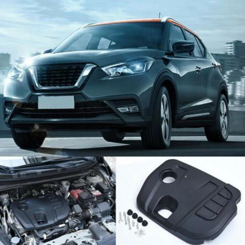 ABS Automatic Front Engine Hood Cap Cover (Black) for Nissan Kicks 2017 - 2020
