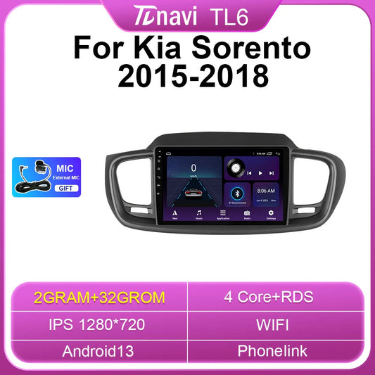 for Kia for Sorento Car Radio Multimedia Android Video Player Navi GPS Auto Carplay