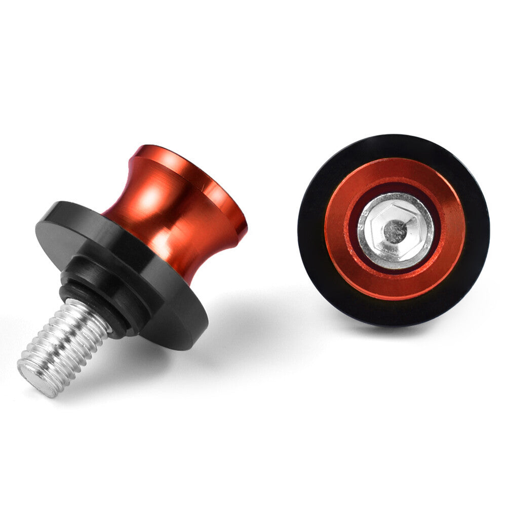 2¢ª Schwingenspulen Slider Stand Schraube 8MM f¨¹r for HONDA CBR 600 900 1000RR Orange