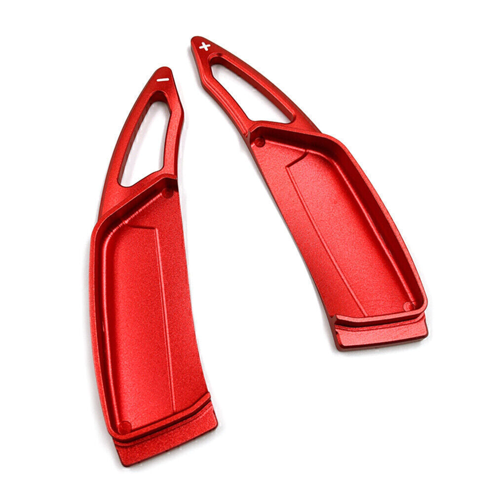 Red Steering Wheel Paddle Shifter Extension for Peugeot 3008 5008 GT 2017-2019