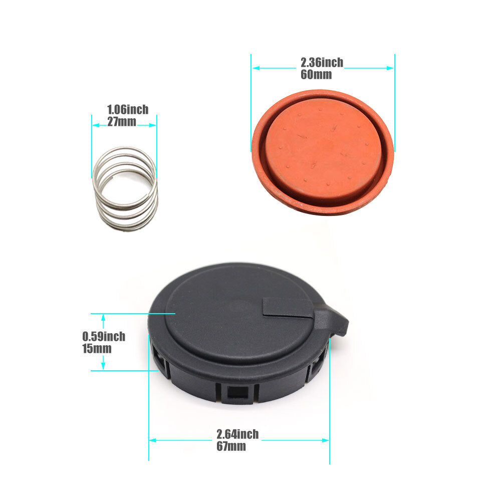2-pack of PCV crankcase vent valves suitable for BMW X5 545i 550i 750i 645Ci 745Li 11127547058