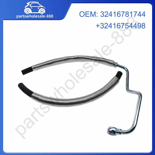 32416781744 2-piece power steering return line hose set suitable for Mini Cooper