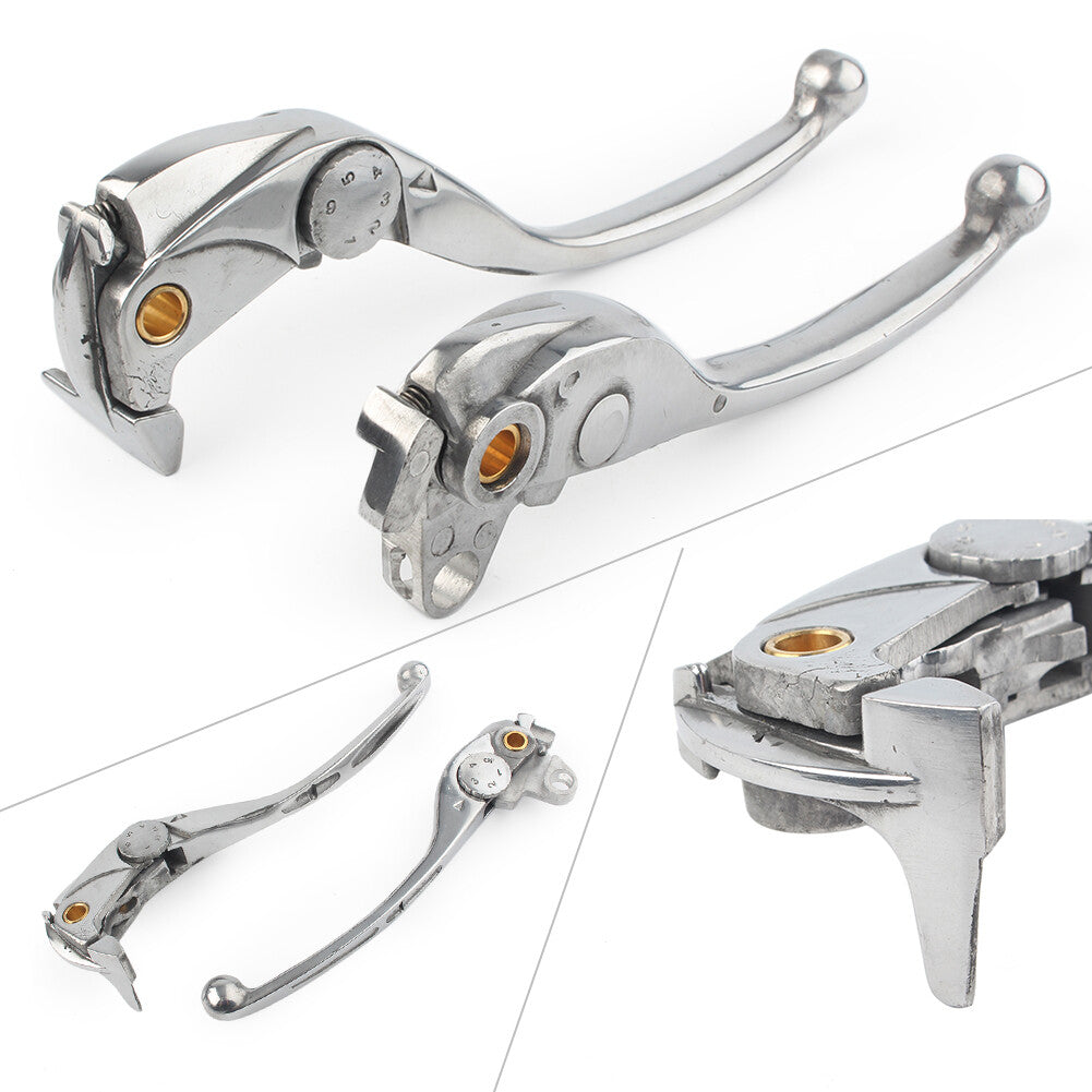 for Honda CBR1000RR 2004-2007 CB1000R 2008-2016 Chrome Black Brake Clutch Levers
