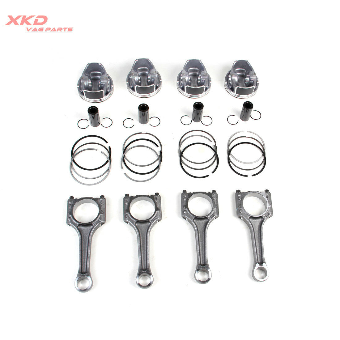 4 EA888 2.0T 23mm piston rings and connecting rods suitable for Volkswagen for Golf , for Jetta , for Passat , for Audi A4, Q3, Q5