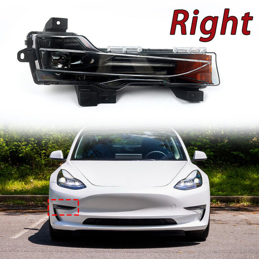 Fog Light LED DRL (Upper Right) Applicable to 2017-2023 for Tesla Model 3 Y