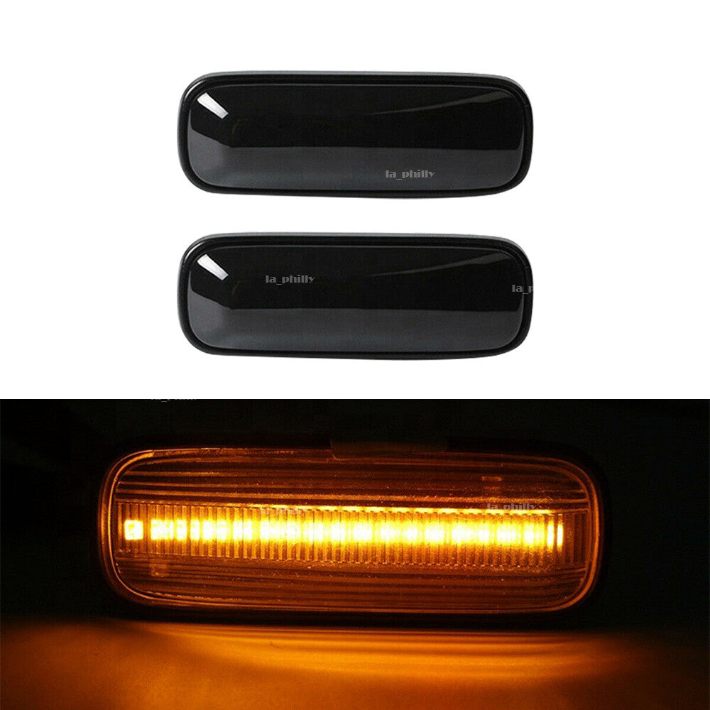 2x LED Dome Side Marker Light Fender Indicator For 96-00 for HONDA for Civic EK EX SI