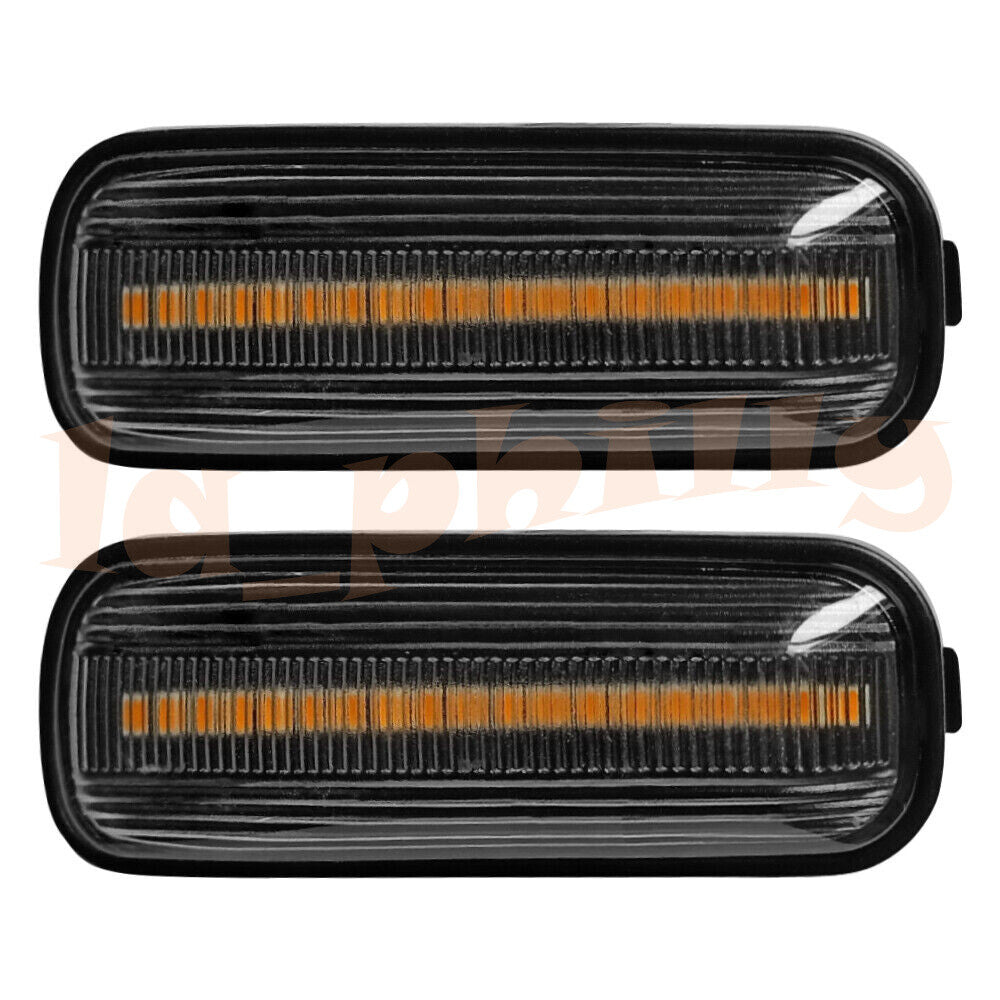 2Pcs LED Front Fender Side Marker Lights Fit for HONDA for Civic 1996-2000 CRV Clear