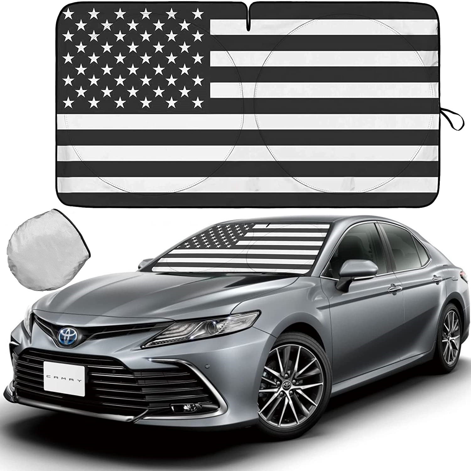 American Flag Car SUV Windshield Sunshade Sun Shield Cover for Lexus Accessories