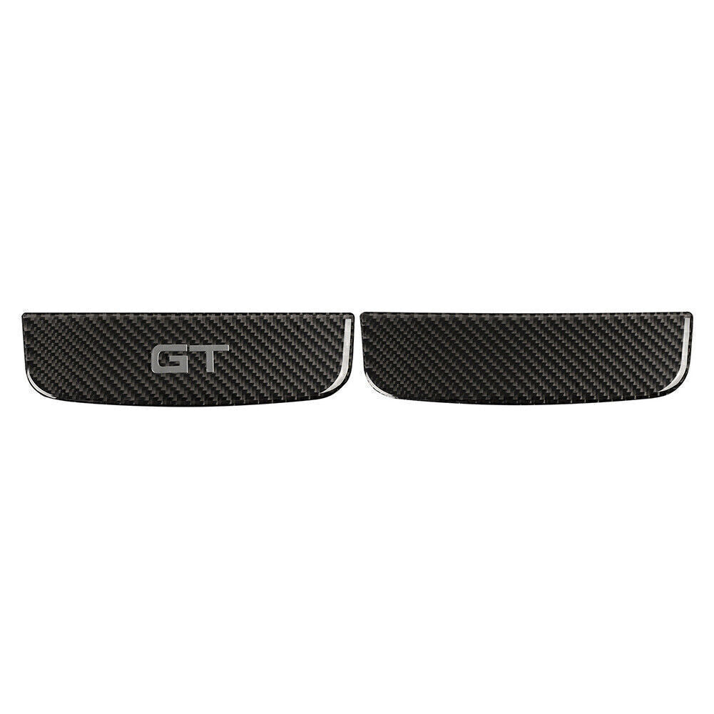 for Ford for Mustang 2015-2019 2018 Carbon Fiber Interior Storage Box Trim Cover
