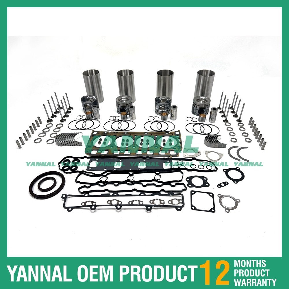Suitable for Doosan D34 engine overhaul and rebuild kit with full Gakset bearing valves