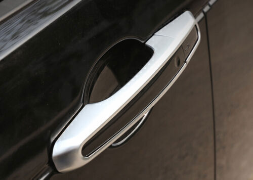 for Range Rover Evoque 2012-19 Exterior Side Door Handle Cover Trim Matte Silver